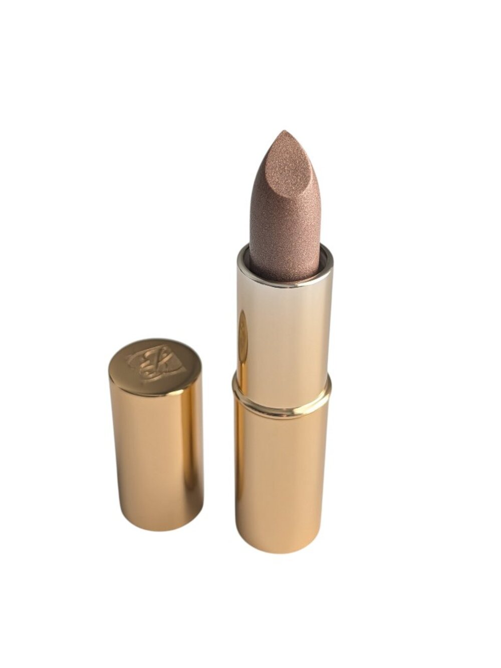 Estee Lauder TIGER EYE 186 Pure Color Long Lasting Lipstick Gold Tube